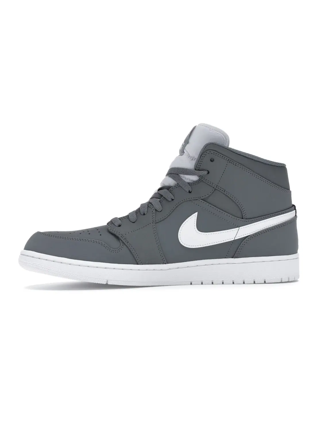 Мужские кроссовки Lifestyle Jordan 1 Mid Jordan — изображение 3 из 4, серый/белый