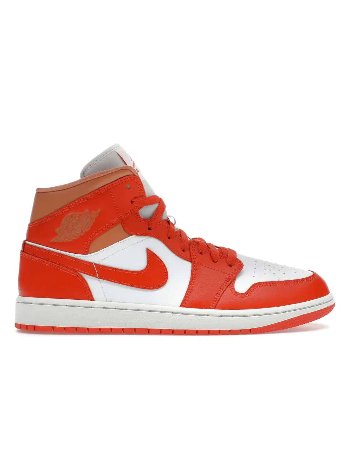 Женские кроссовки Lifestyle Jordan 1 Mid Jordan — изображение 1 из 4, белый/коричневый