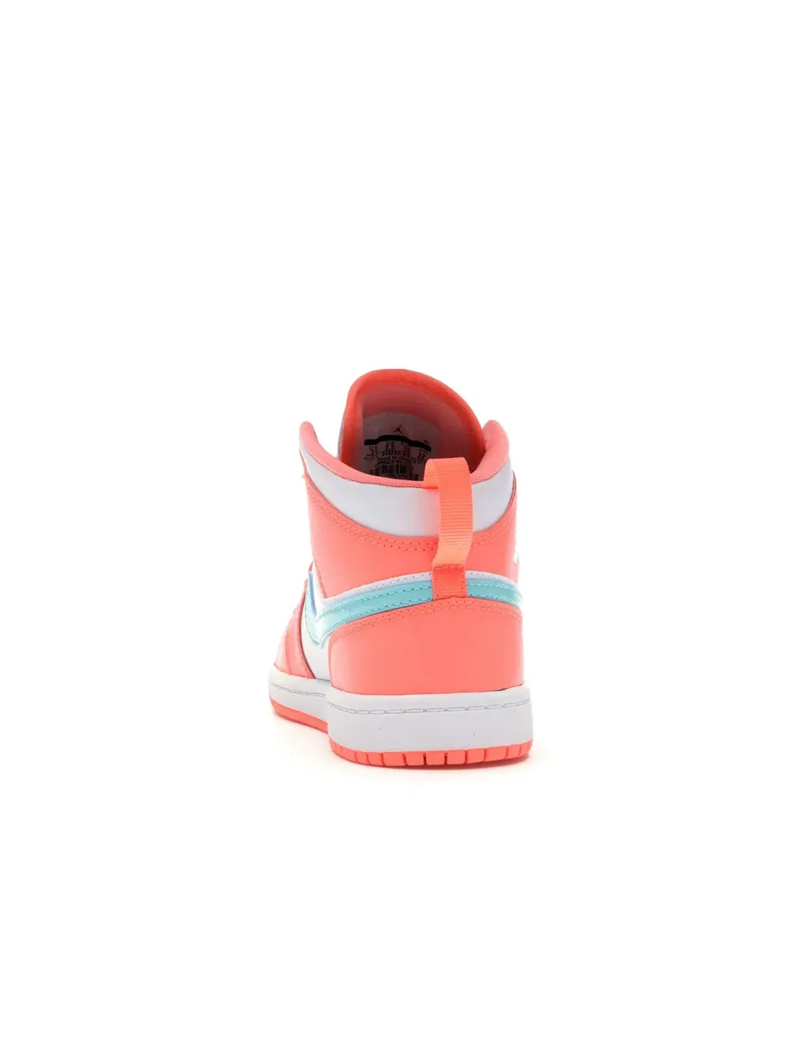 Детские кроссовки Lifestyle с высоким берцем Jordan 1 Mid Jordan Crimson Pulse/Light Aqua-White — изображение 4 из 4