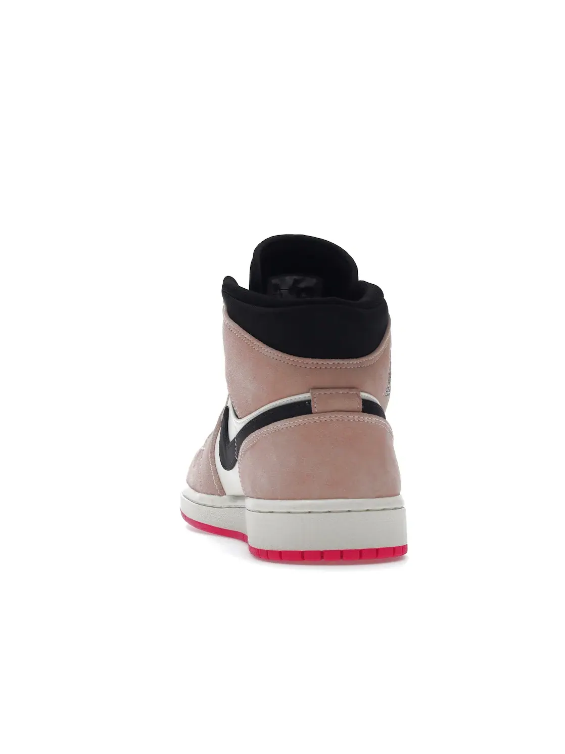 Мужские кроссовки Lifestyle с перфорированным носком Jordan 1 Mid Jordan — изображение 4 из 4, розовый-черный