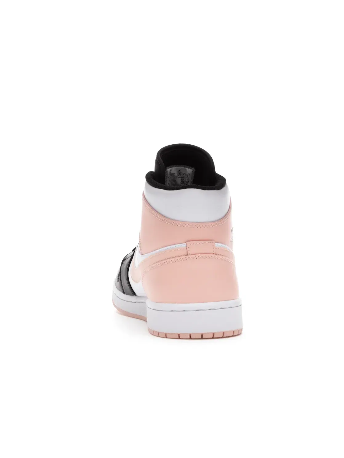 Мужские кроссовки с кожаным верхом Jordan 1 Mid — изображение 4 из 4, белый/оранжевый-черный