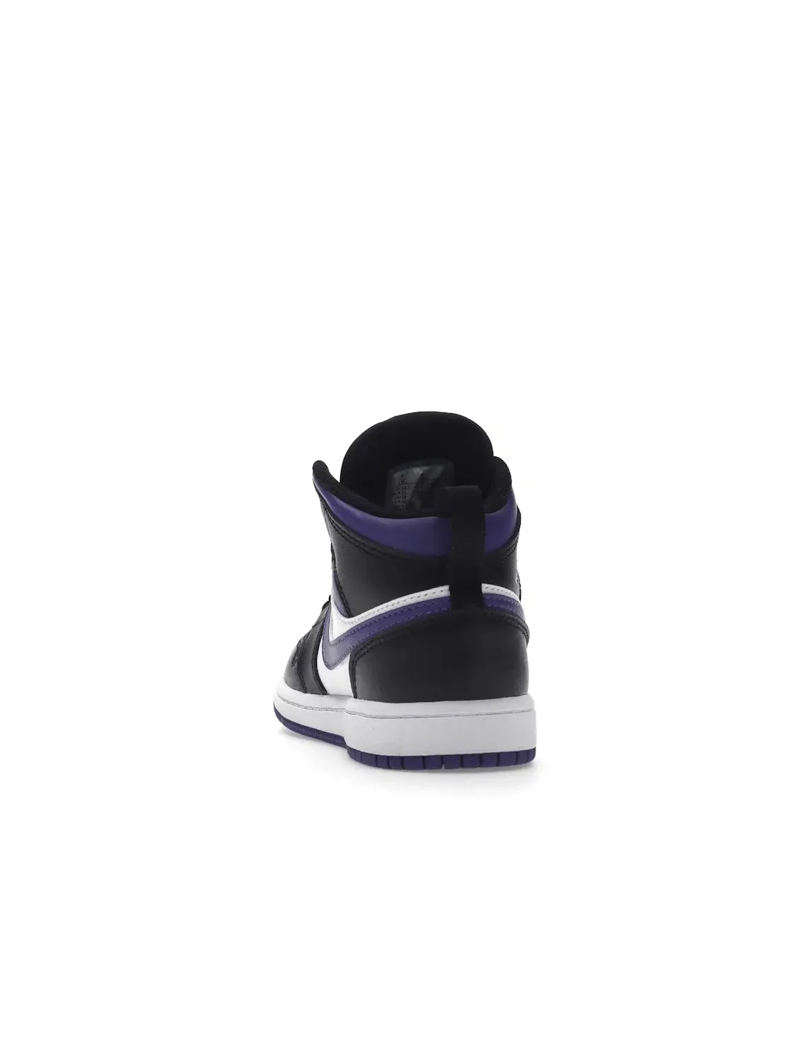 Детские кроссовки с кожаным верхом Jordan 1 Mid Jordan — изображение 4 из 4, черный/темный/белый