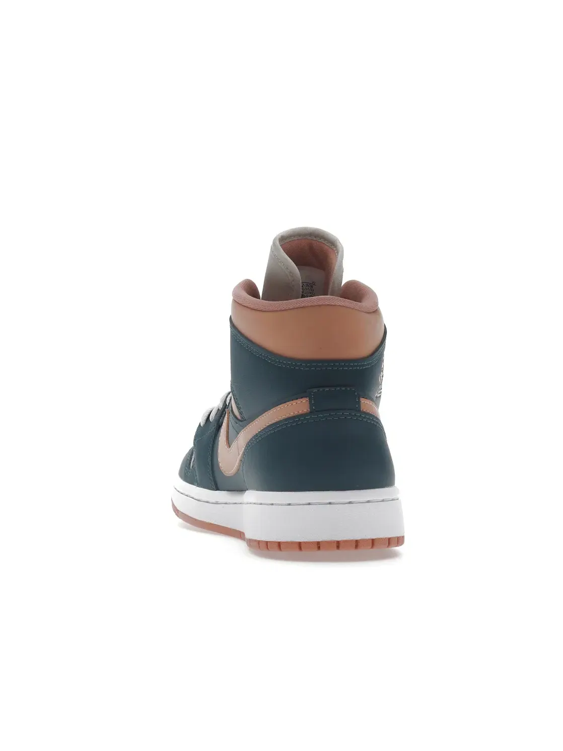 Женские кроссовки высокие с контрастной подошвой Jordan 1 Mid Jordan — изображение 4 из 4, темный зеленый