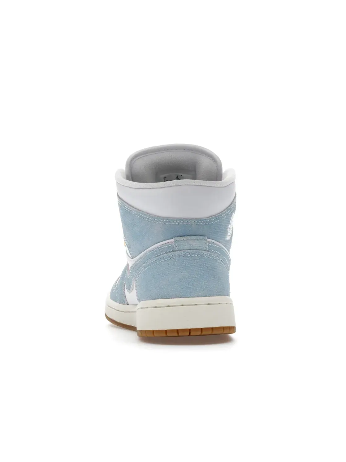 Женские кроссовки Lifestyle джинсовые Jordan 1 Mid — изображение 4 из 4, светлый синий