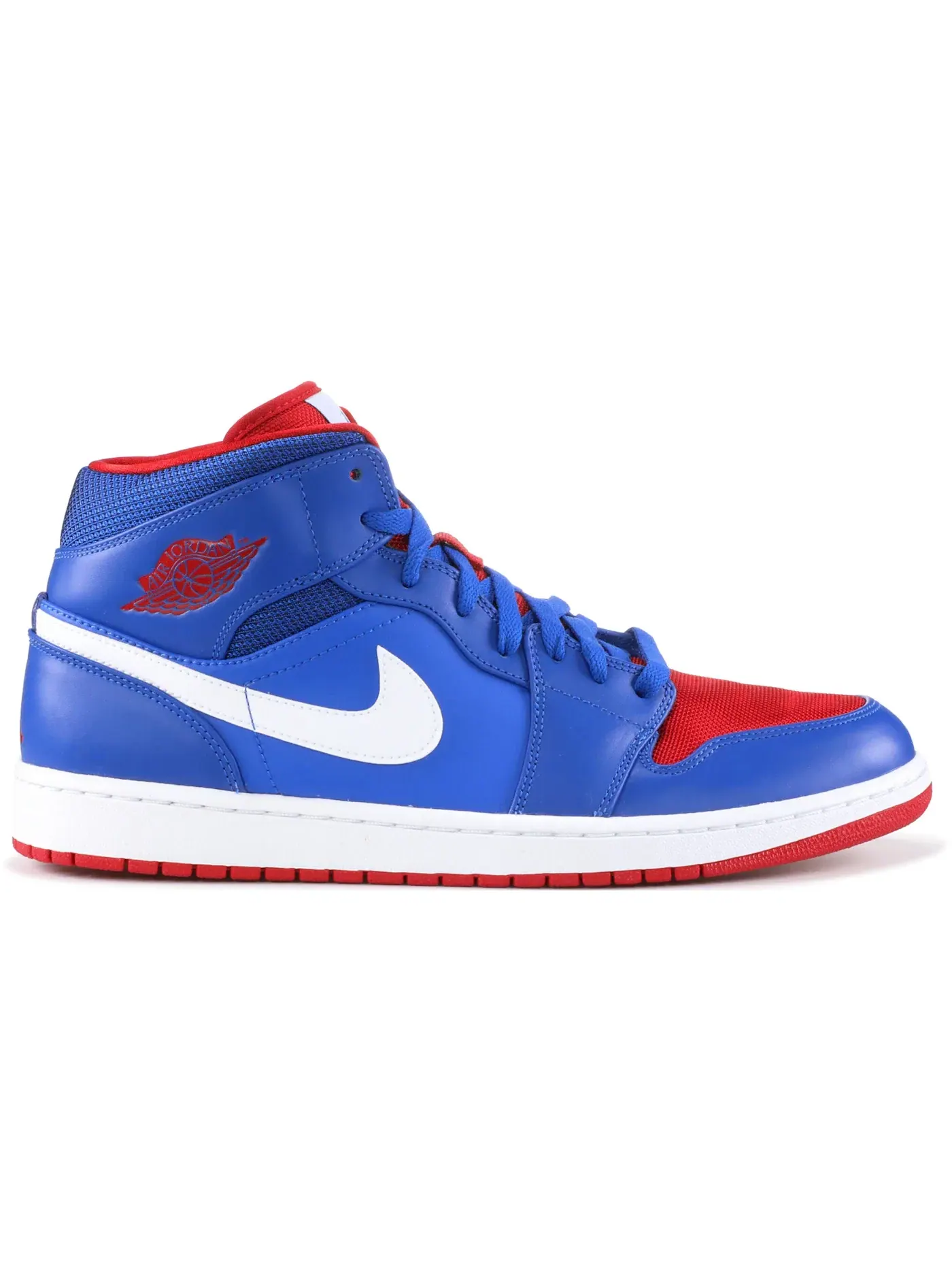 Мужские кроссовки Lifestyle Jordan 1 Mid Jordan — изображение 1 из 1, красный-белый