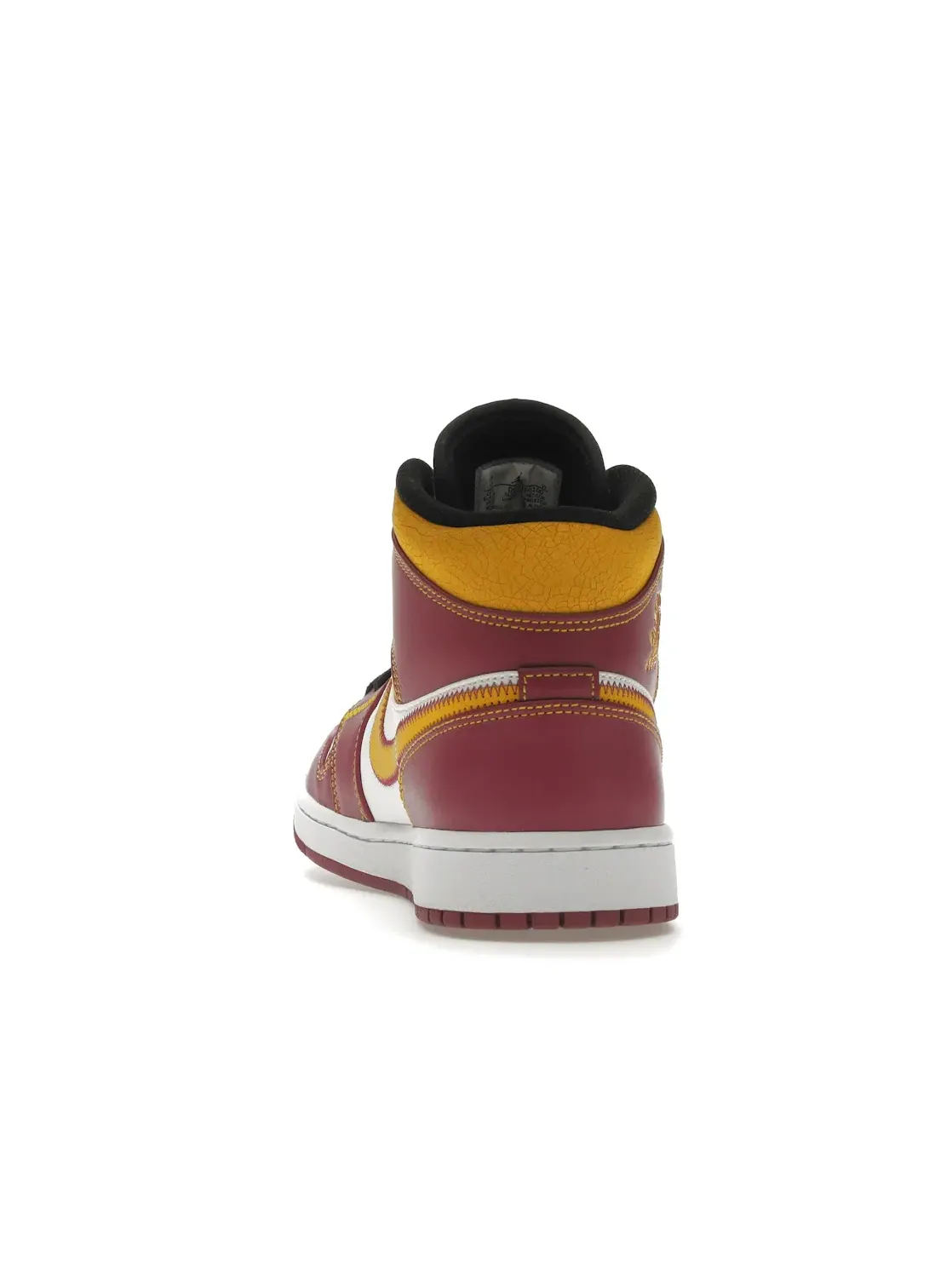Мужские кроссовки с принтом Dia de los Muertos Jordan 1 Mid Jordan — изображение 3 из 3, белый/-оранжевый-черный