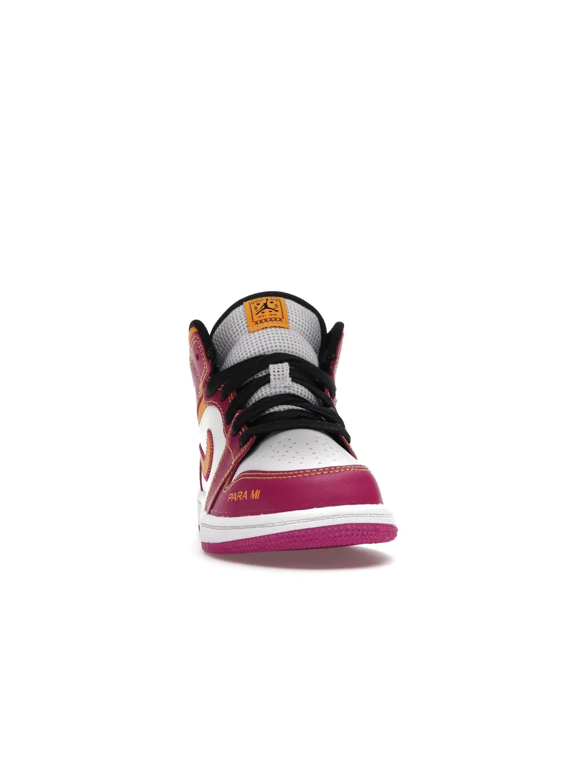 Детские кроссовки Lifestyle Jordan 1 Mid Dia de los Muertos Jordan — изображение 2 из 4, белый/-оранжевый-черный