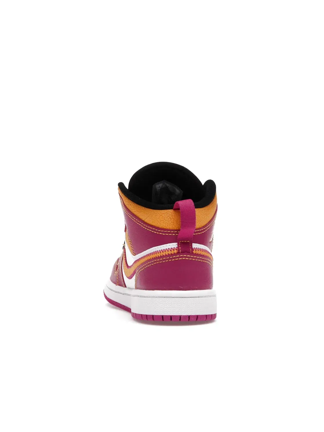 Детские кроссовки Lifestyle Jordan 1 Mid Dia de los Muertos Jordan — изображение 4 из 4, белый/-оранжевый-черный