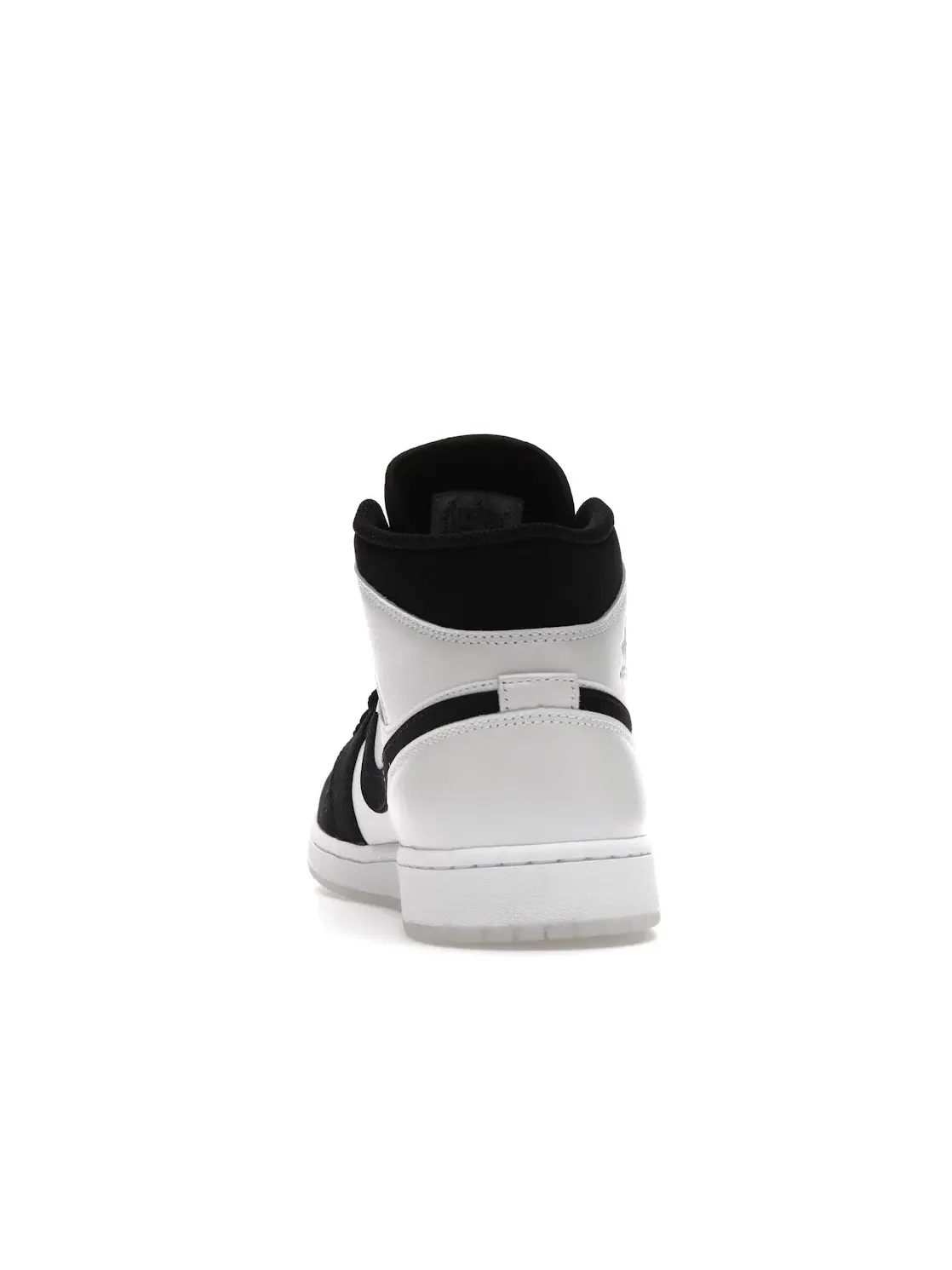 Мужские кроссовки с кожаным верхом Jordan 1 Mid — изображение 4 из 4, белый/черный