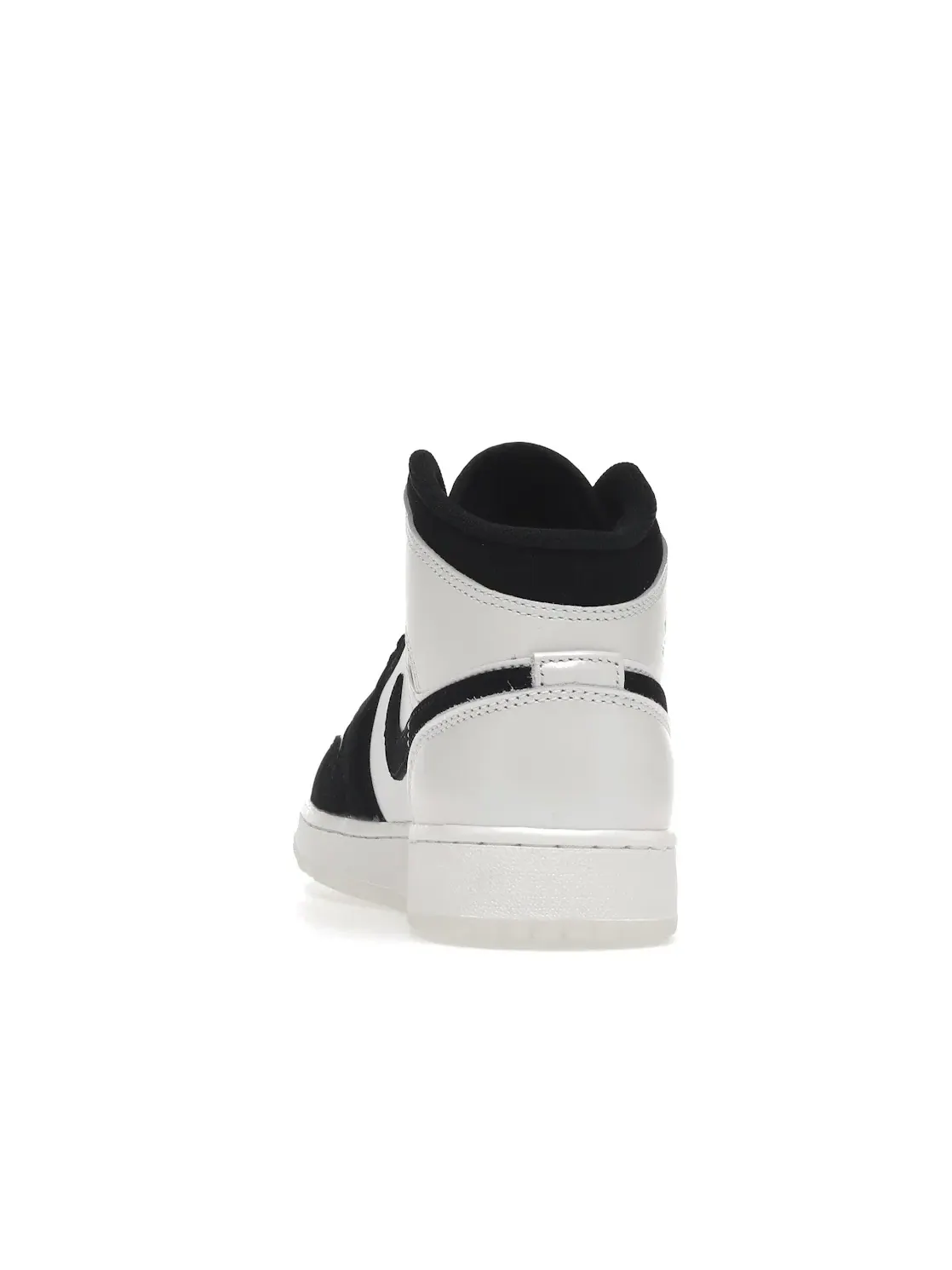 Детские кроссовки Lifestyle с принтом Diamond Shorts Jordan 1 Mid Jordan — изображение 4 из 4, белый/мульти-/черный