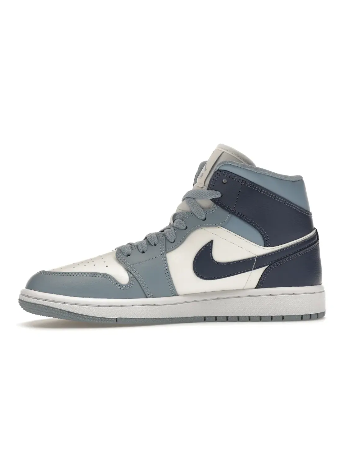 Женские кроссовки Lifestyle с цветовой блокировкой Jordan 1 Mid — изображение 3 из 4, синий-синий серый