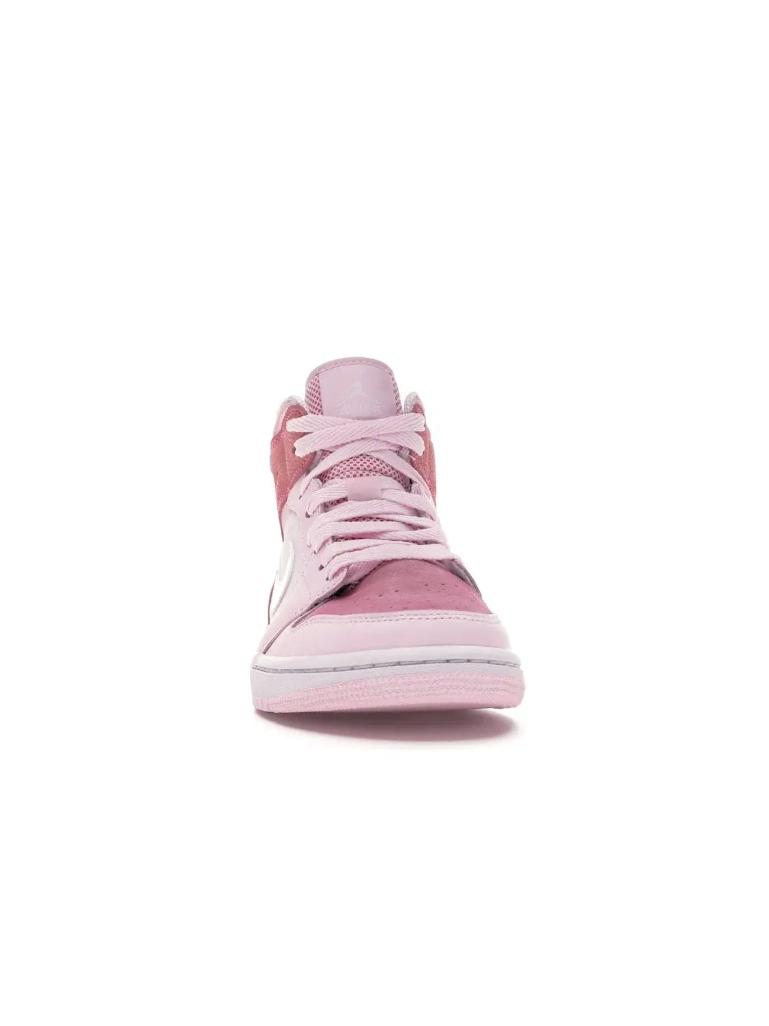 Женские кроссовки с принтом Jordan 1 Mid Jordan — изображение 2 из 4, розовый/белый-розовый