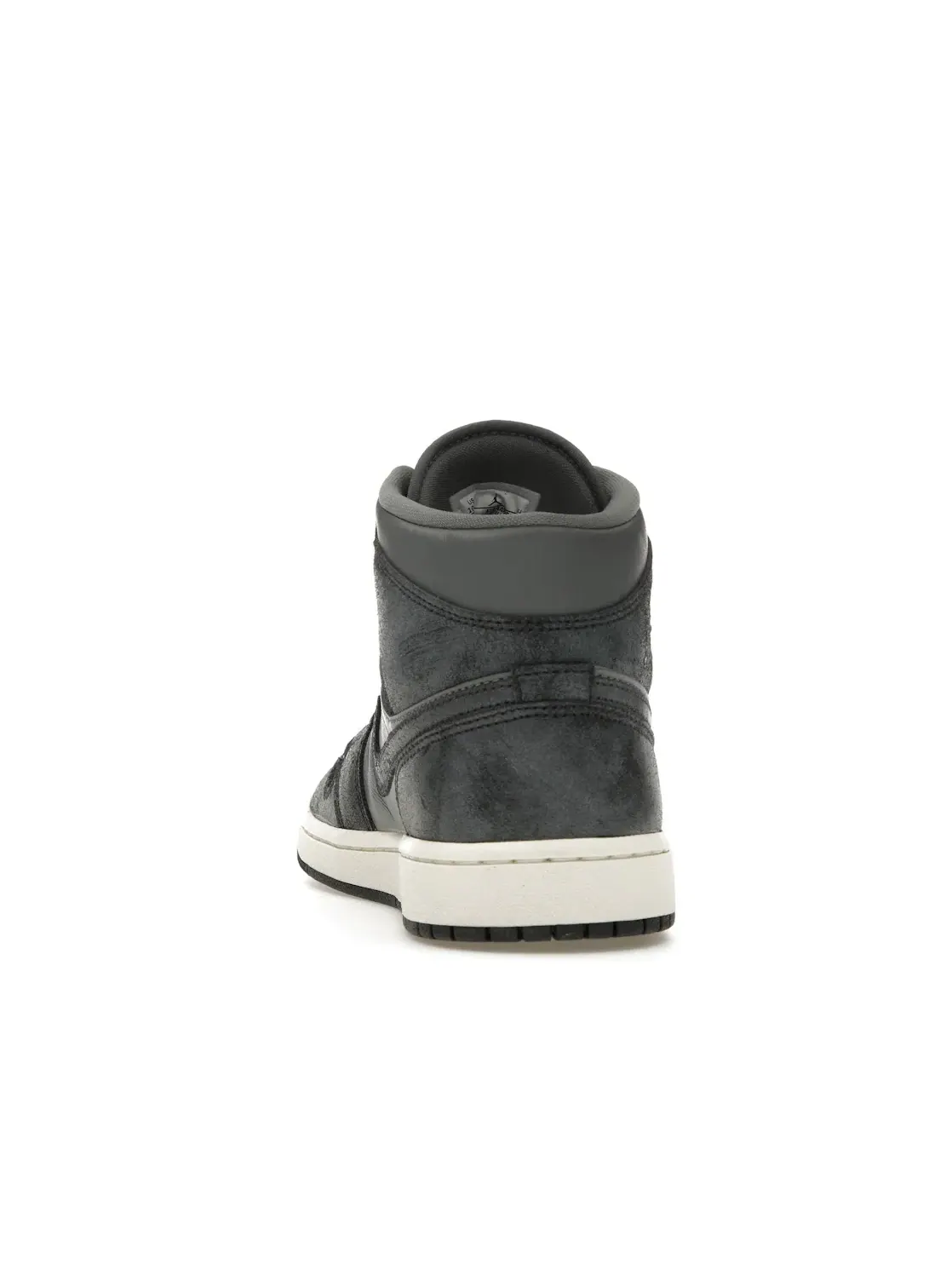 Женские кроссовки дымчато-серые Jordan 1 Mid Jordan — изображение 4 из 4, серый/черный