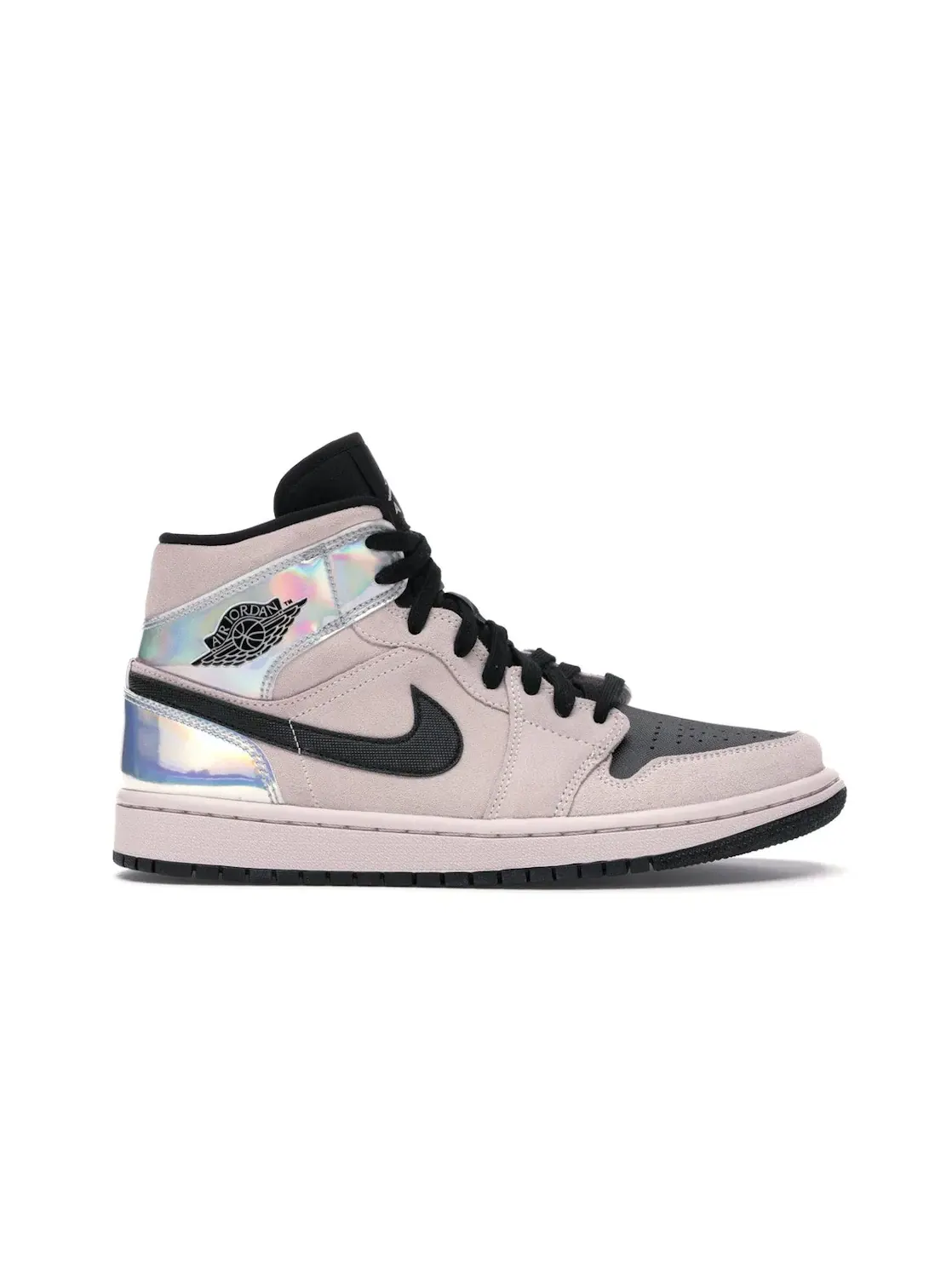Женские кроссовки с принтом Jordan 1 Mid Dirty Powder Iridescent Jordan — изображение 1 из 4