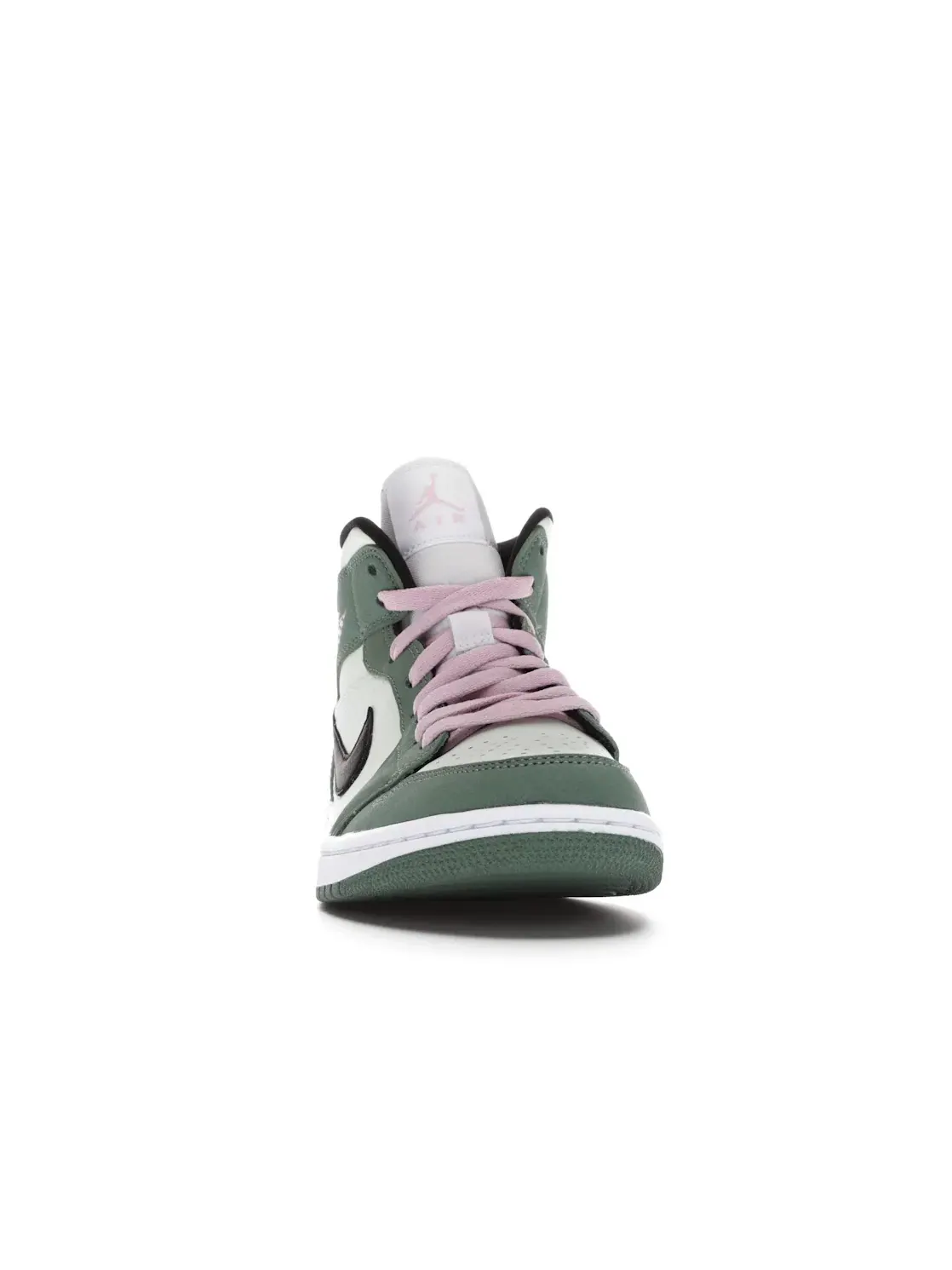 Женские кроссовки Lifestyle с принтом Jordan 1 Mid Dutch Green — изображение 2 из 4, зеленый/черный-зеленый
