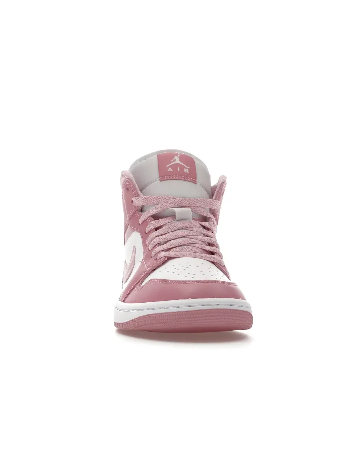 Женские кроссовки с цветовой блокировкой Jordan 1 Mid — изображение 2 из 4, розовый