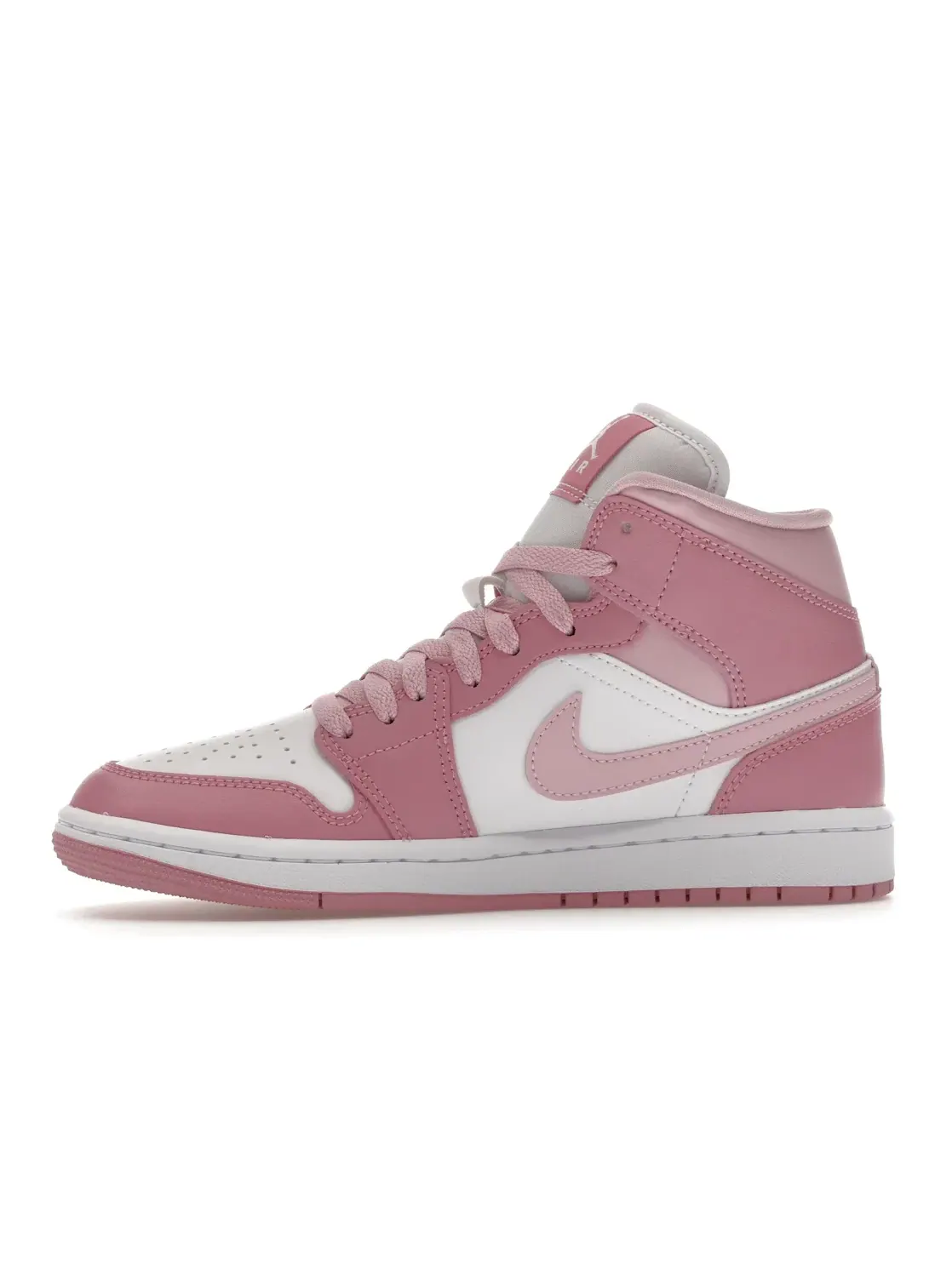 Женские кроссовки с цветовой блокировкой Jordan 1 Mid — изображение 3 из 4, розовый