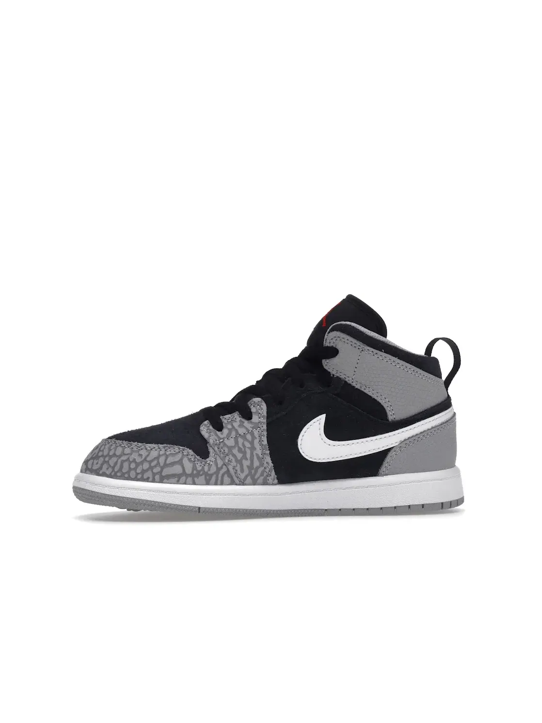 Детские кроссовки для мальчиков с принтом Jordan 1 Mid SE Elephant Print (PS) Jordan — изображение 3 из 4