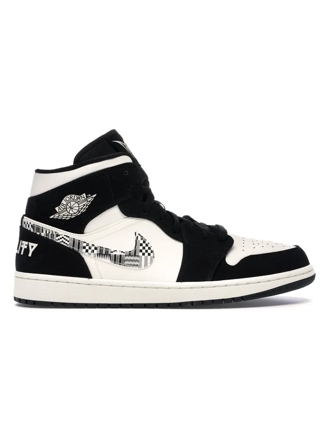 Мужские кроссовки Lifestyle Jordan 1 Mid — изображение 1 из 4, черный/черный--серый
