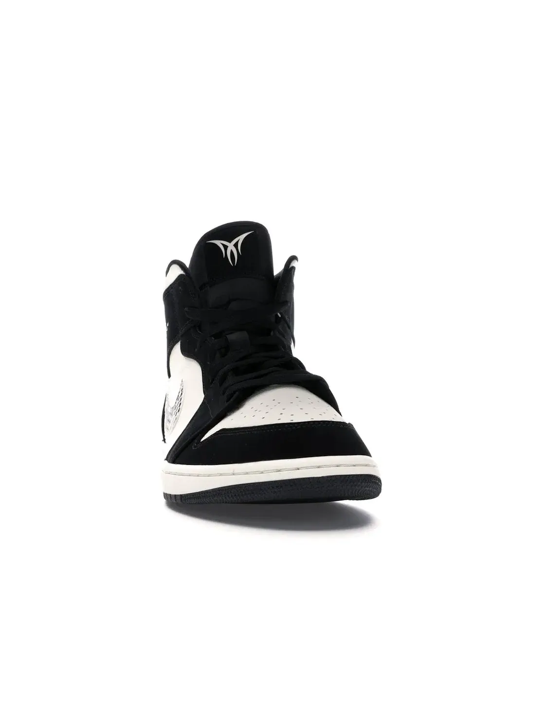 Мужские кроссовки Lifestyle Jordan 1 Mid — изображение 2 из 4, черный/черный--серый