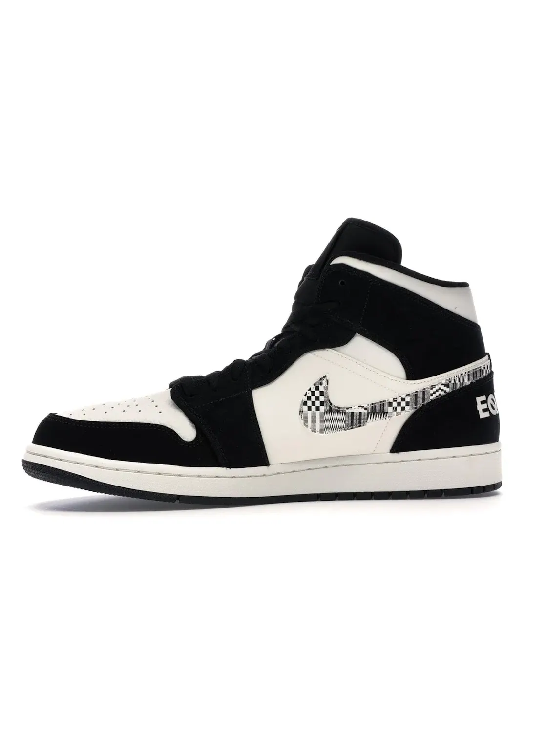 Мужские кроссовки Lifestyle Jordan 1 Mid — изображение 3 из 4, черный/черный--серый