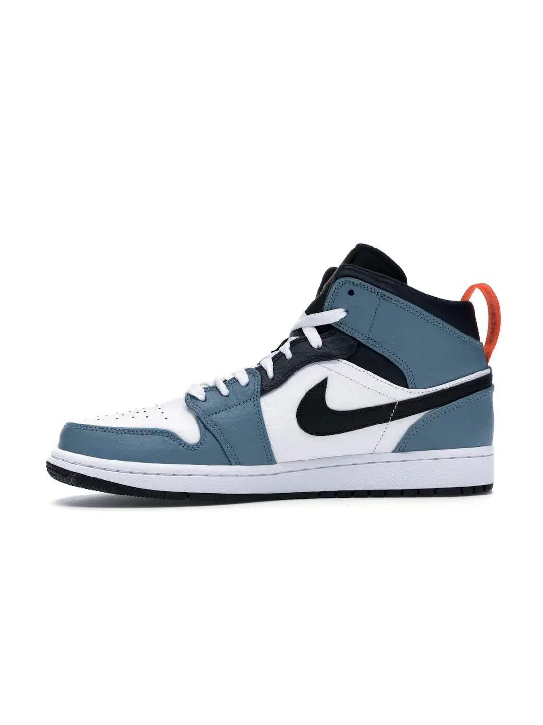 Мужские кроссовки с принтом Jordan 1 Mid Fearless Jordan — изображение 3 из 4, белый/черный--темный