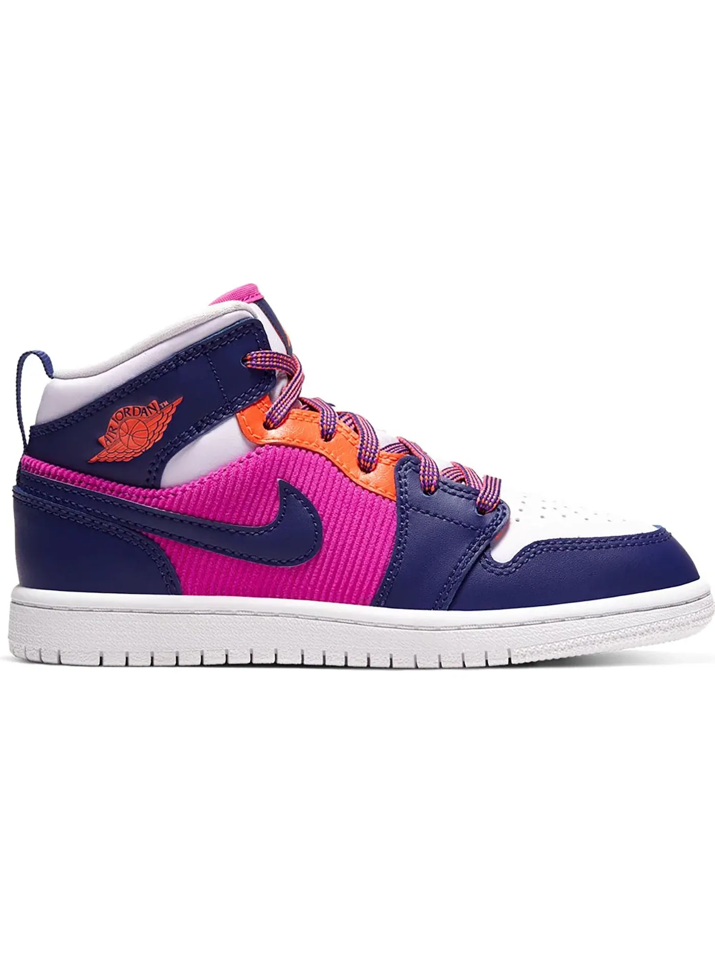 Детские кроссовки Lifestyle Jordan 1 Mid Jordan — изображение 1 из 1, розовый/--фиолетовый