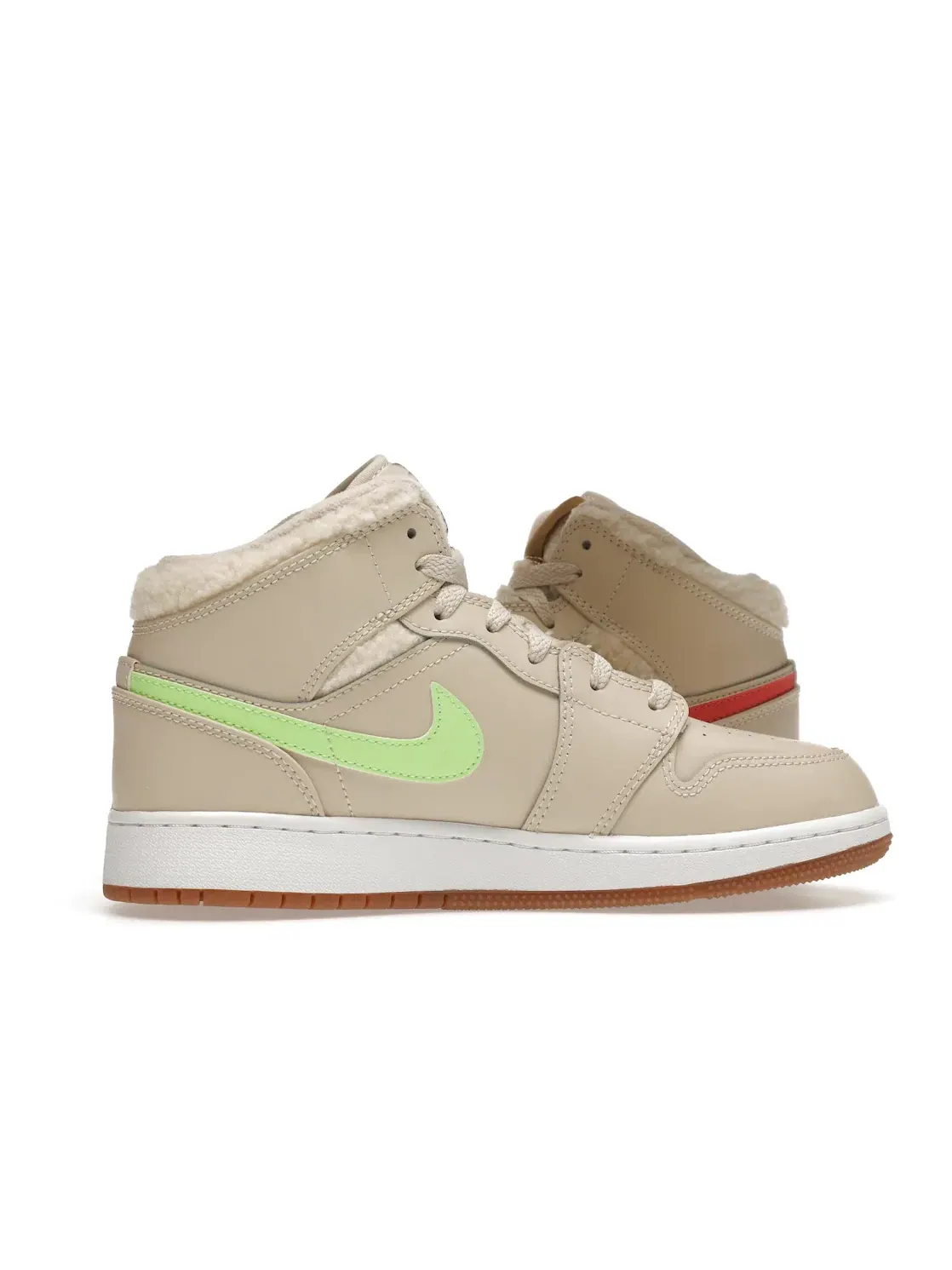 Детские кроссовки Lifestyle с флисовой подкладкой Jordan 1 Mid Utility — изображение 3 из 4