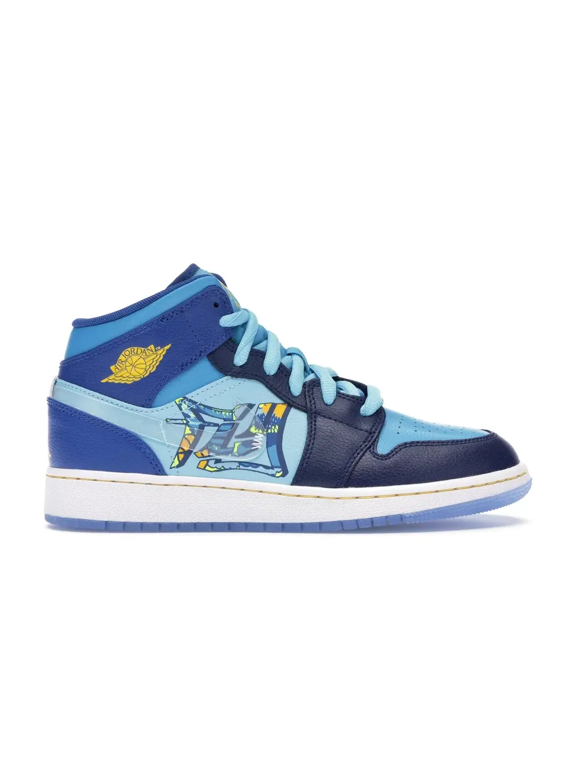 Детские кроссовки Lifestyle с принтом Jordan 1 Mid Jordan — изображение 1 из 4
