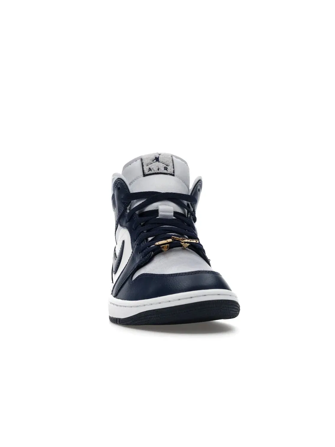 Женские кроссовки Lifestyle Jordan 1 Mid Jordan — изображение 2 из 4, серый/темно-синий/белый