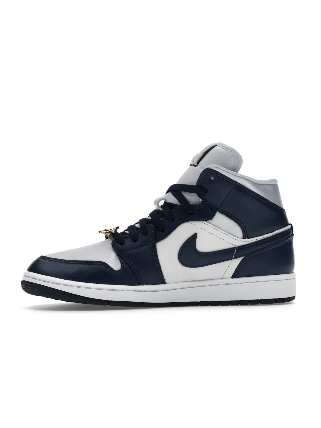Женские кроссовки Lifestyle Jordan 1 Mid Jordan — изображение 3 из 4, серый/темно-синий/белый