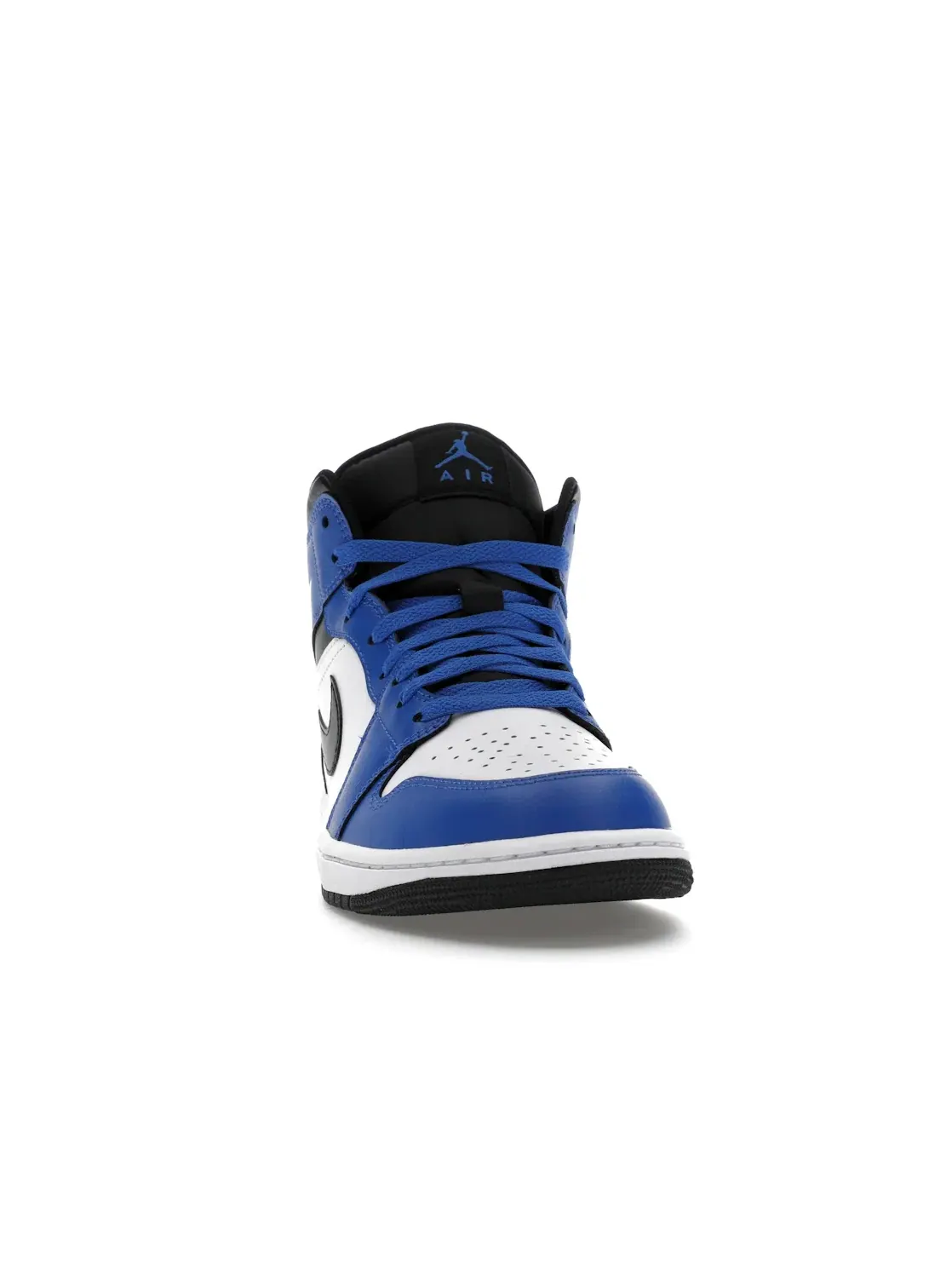 Мужские кроссовки с контрастными накладками Jordan 1 Mid Game Royal Jordan — изображение 2 из 4, белый/черный