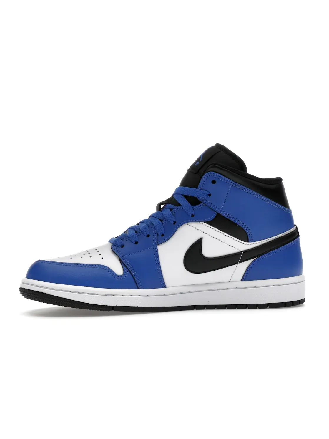 Мужские кроссовки с контрастными накладками Jordan 1 Mid Game Royal Jordan — изображение 3 из 4, белый/черный