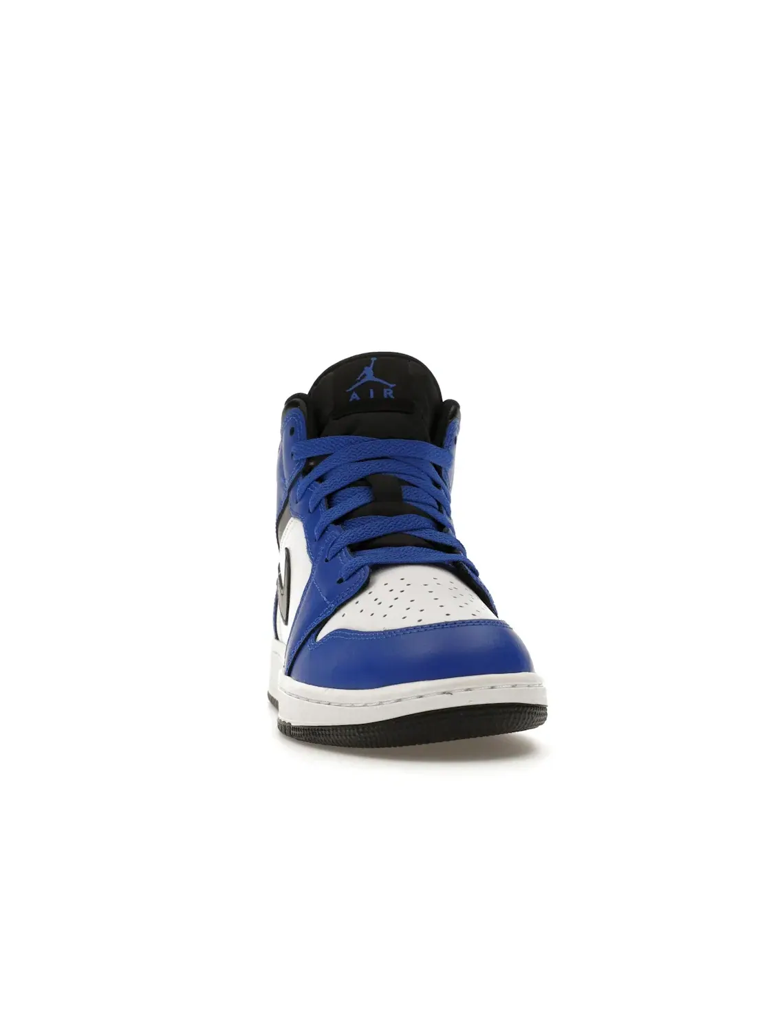 Детские кроссовки Lifestyle с контрастным дизайном Jordan 1 Mid — изображение 2 из 4, белый черный