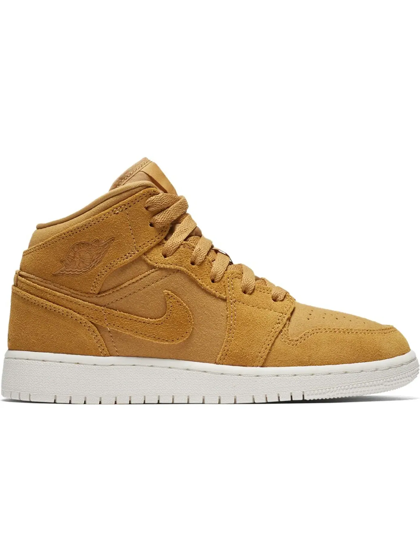 Детские кроссовки Lifestyle Jordan 1 Mid Golden Harvest Sail — изображение 1 из 1, золотистый