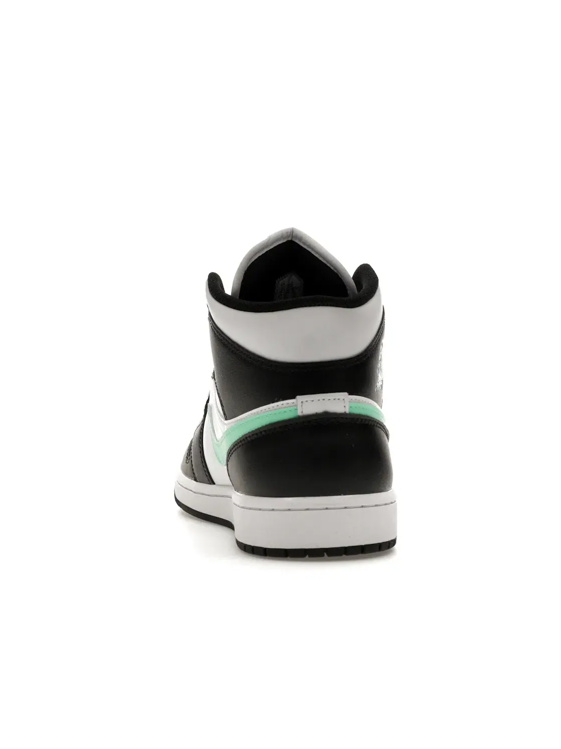 Мужские кроссовки с контрастными вставками Jordan 1 Mid Jordan — изображение 4 из 4, белый/черный-зеленый