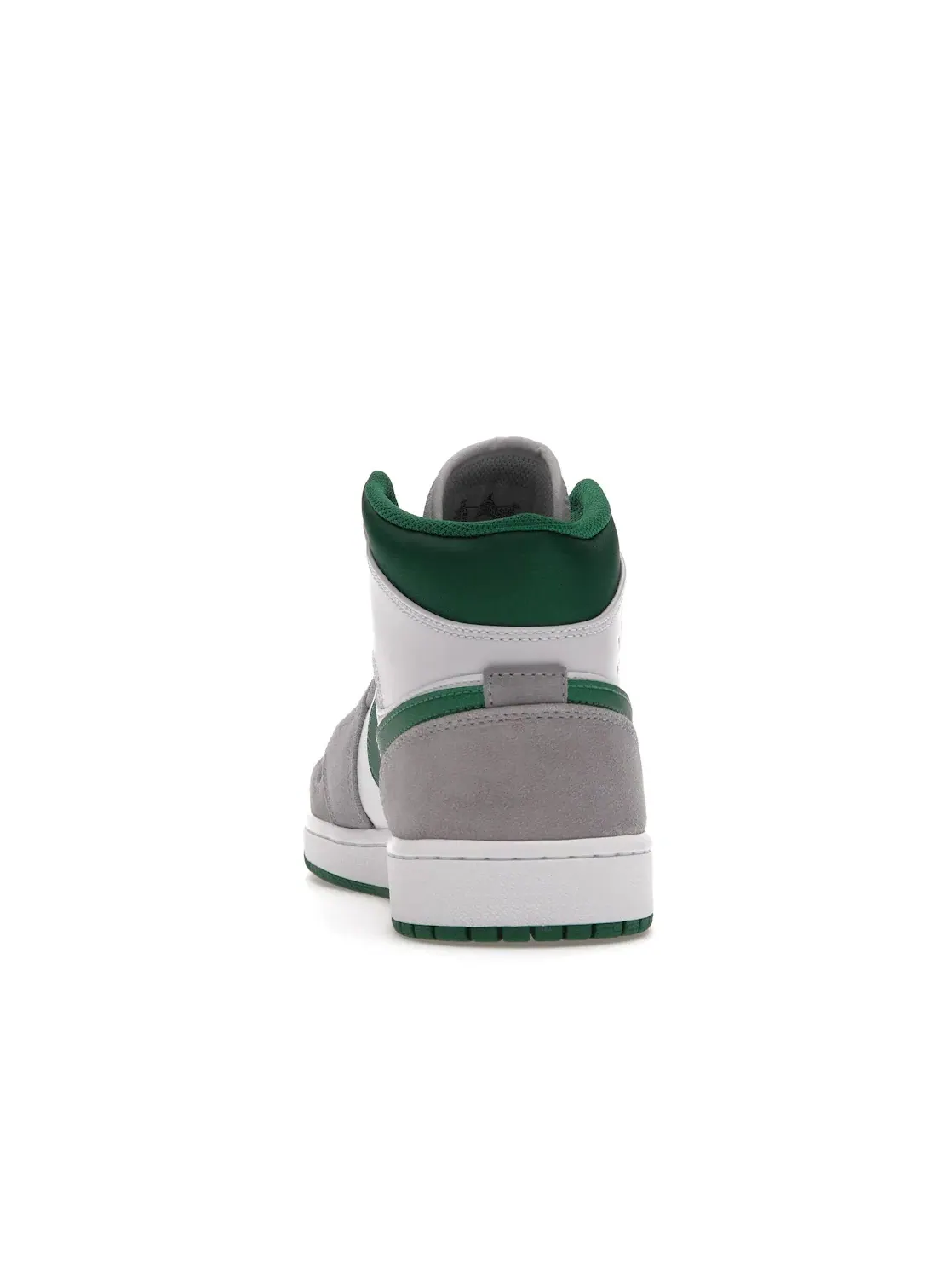 Мужские кроссовки с замшевыми накладками Jordan 1 Mid SE Jordan — изображение 4 из 4, белый/серый-зеленый