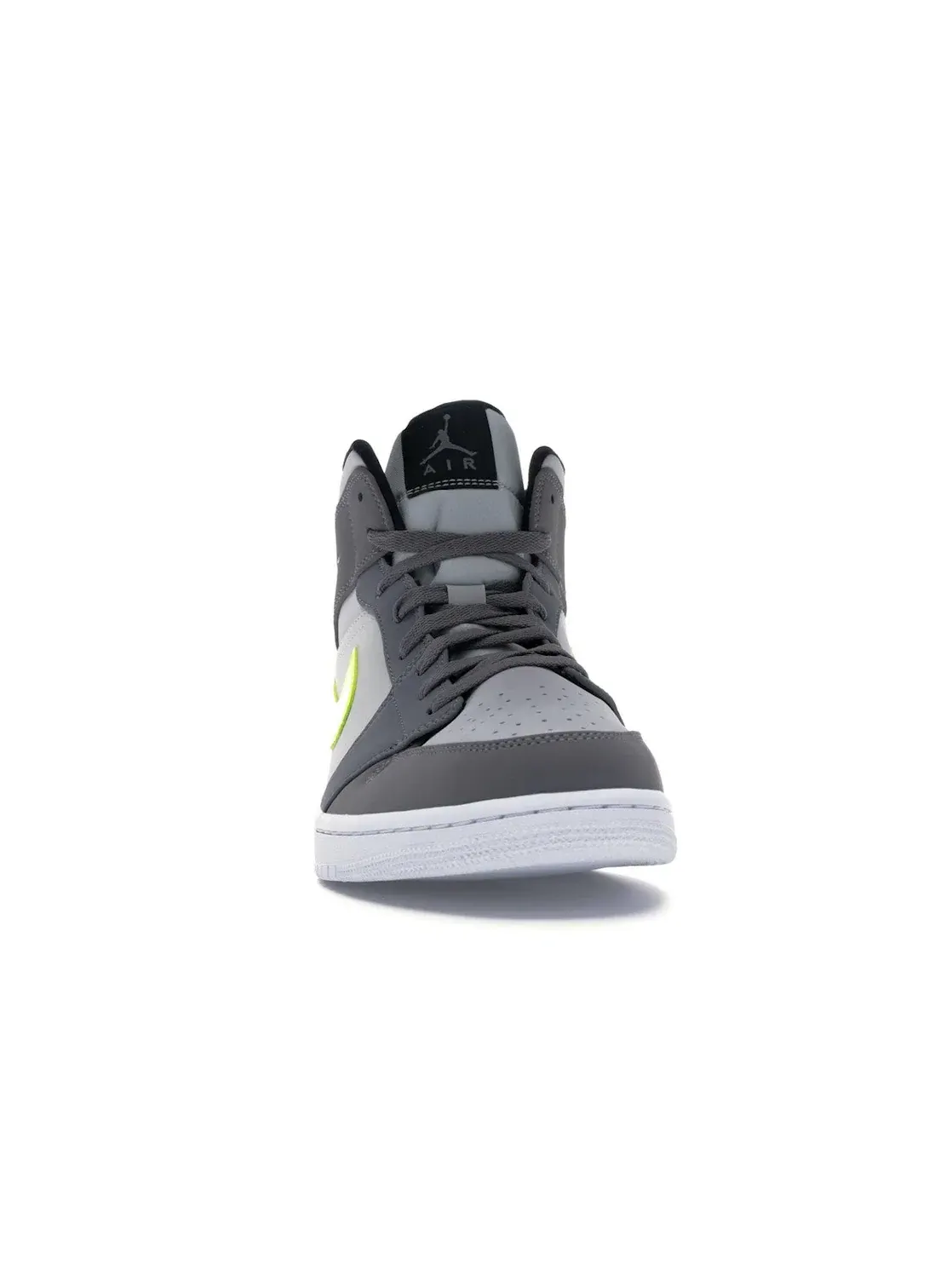 Мужские кроссовки Lifestyle с комбинированным верхом Jordan 1 Mid — изображение 2 из 4, серый-белый-черный