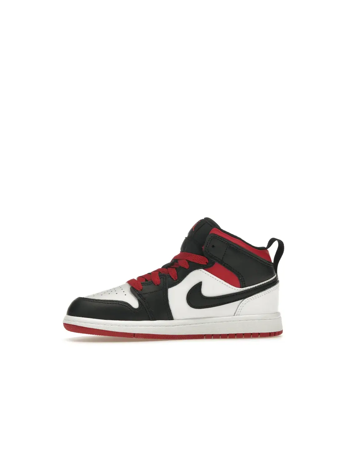Детские кроссовки с принтом Jordan 1 Mid Jordan — изображение 3 из 4, белый/черный/красный