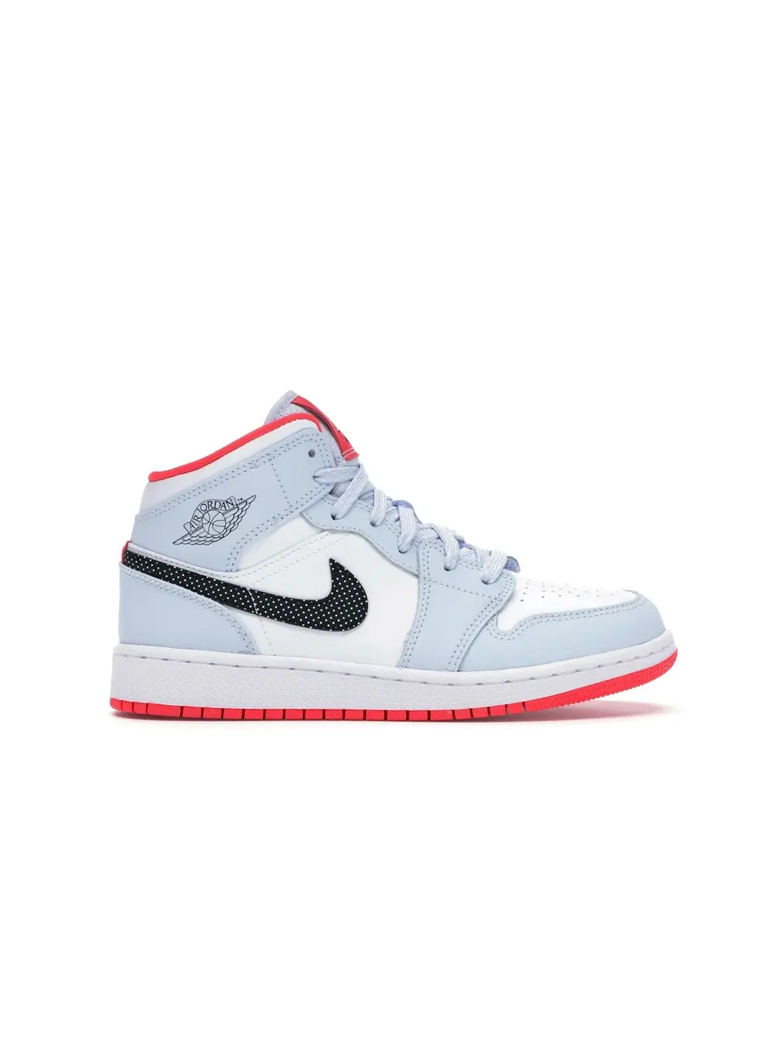 Детские кроссовки с принтом Jordan 1 Mid Jordan — изображение 1 из 4, синий/черный-белый