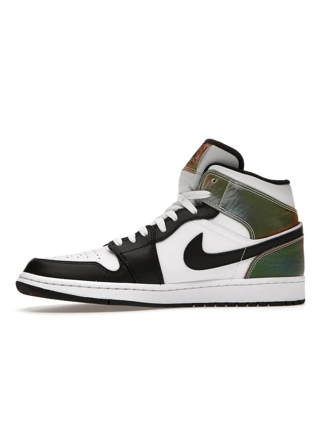 Мужские кроссовки с термохромным покрытием Jordan 1 Mid Heat Reactive Jordan — изображение 3 из 4, белый/черный