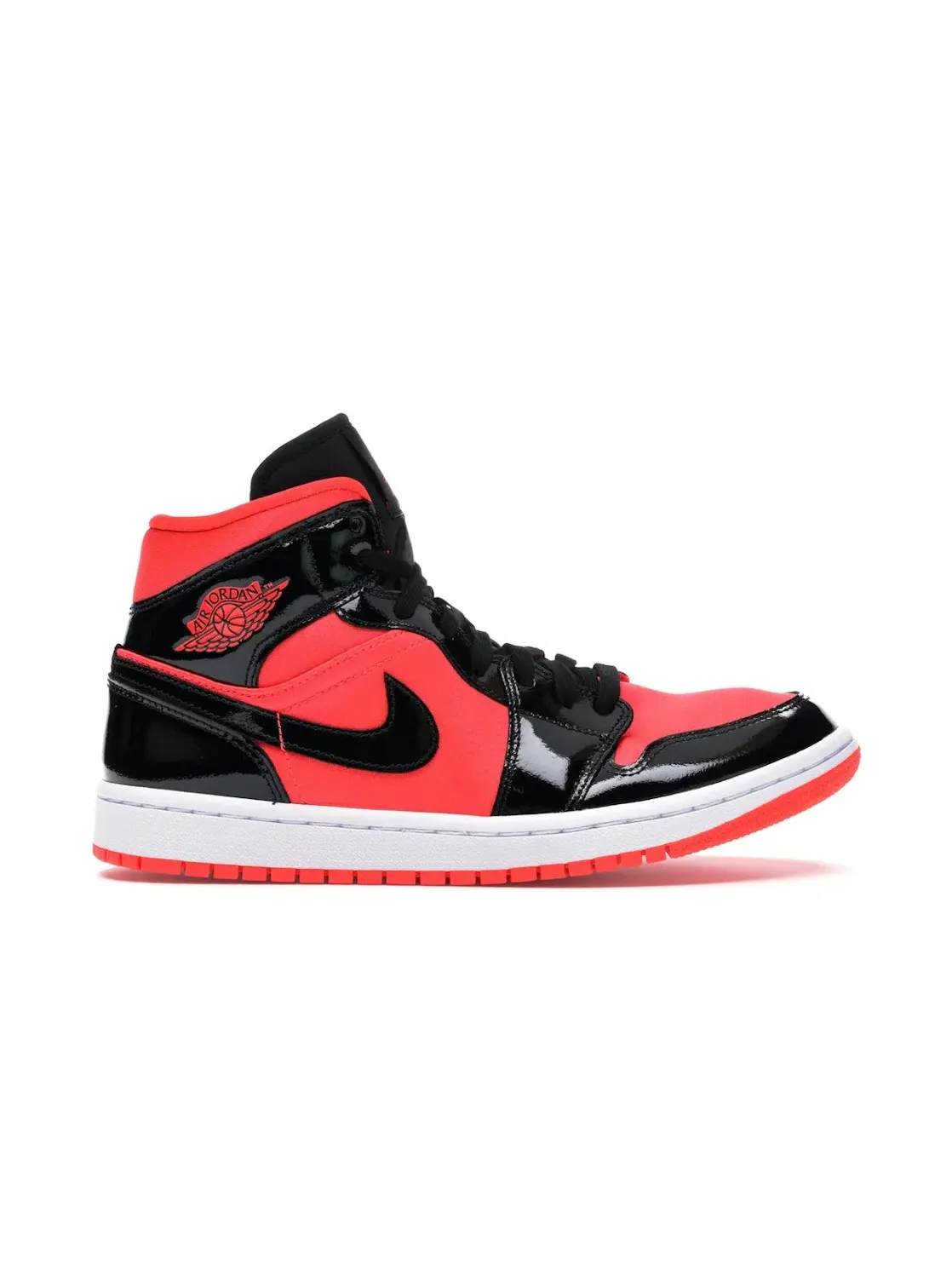 Женские кроссовки с принтом Jordan 1 Mid Jordan — изображение 1 из 4, яркий/черный