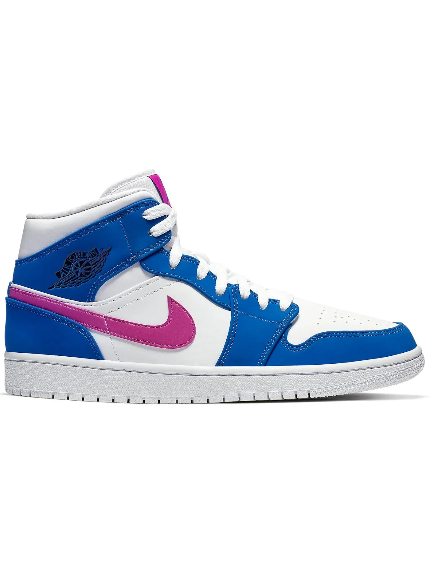 Мужские кроссовки с высоким верхом Jordan 1 Mid — изображение 1 из 1, фиолетовый-белый