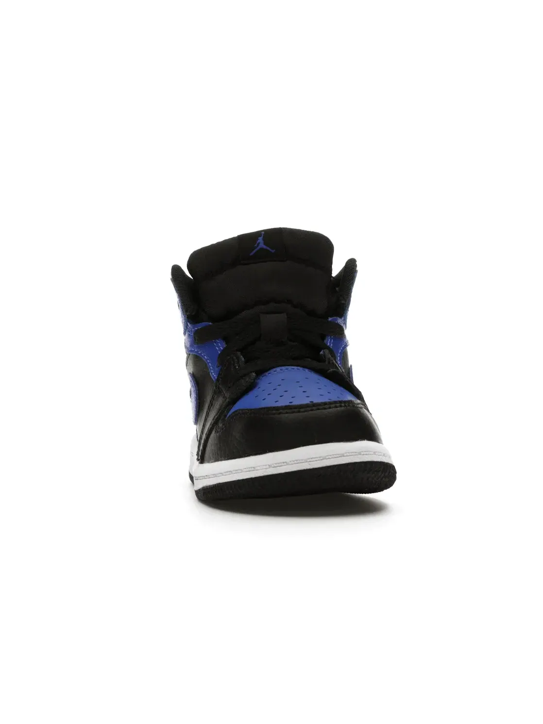 Детские кроссовки с кожаным верхом Jordan 1 Mid Jordan — изображение 2 из 4, черный//белый