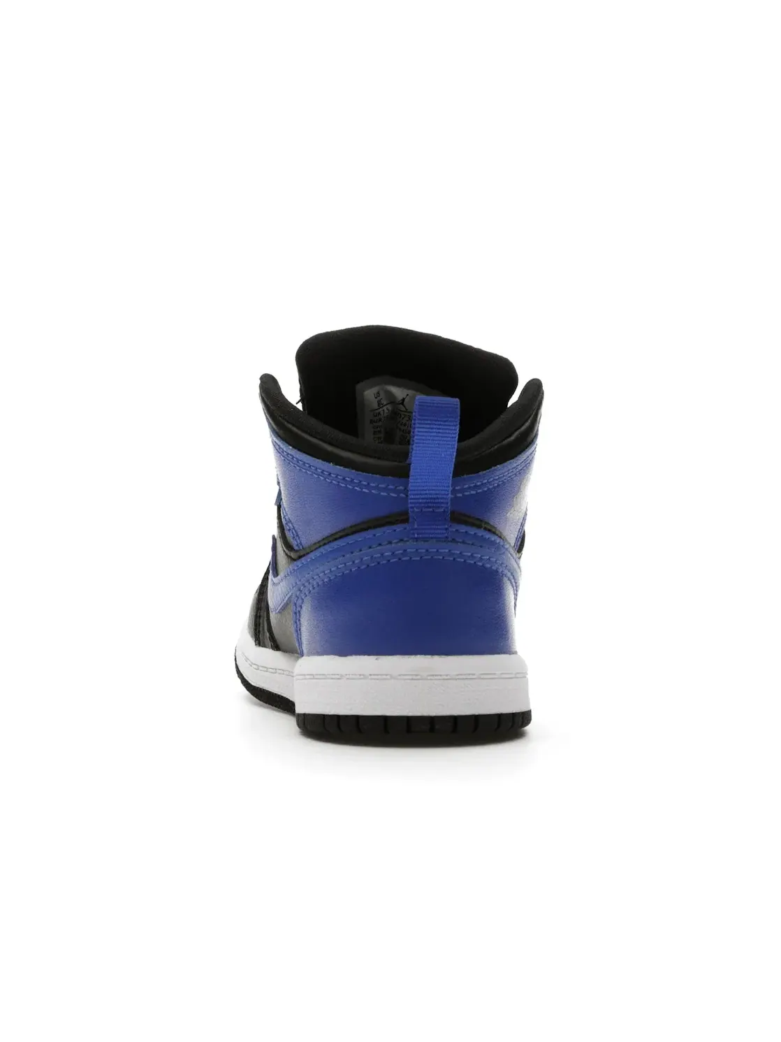 Детские кроссовки с кожаным верхом Jordan 1 Mid Jordan — изображение 4 из 4, черный//белый