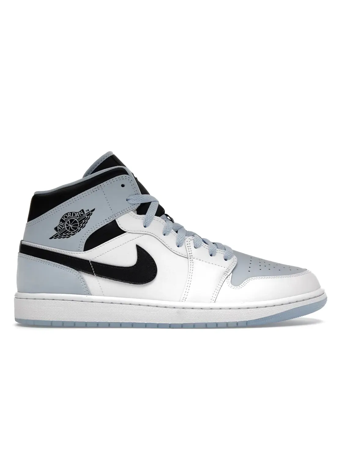 Мужские кроссовки с ледяным оттенком Jordan 1 Mid SE — изображение 1 из 4, белый/синий-черный