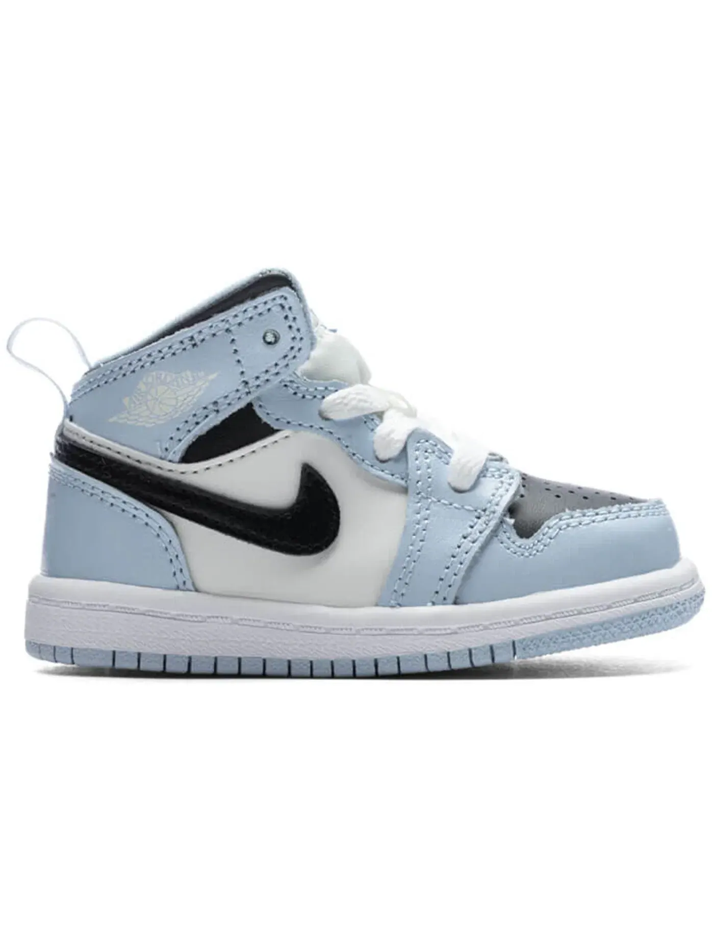 Детские кроссовки с высоким берцем Jordan 1 Mid Jordan — изображение 1 из 1, синий/черный--белый