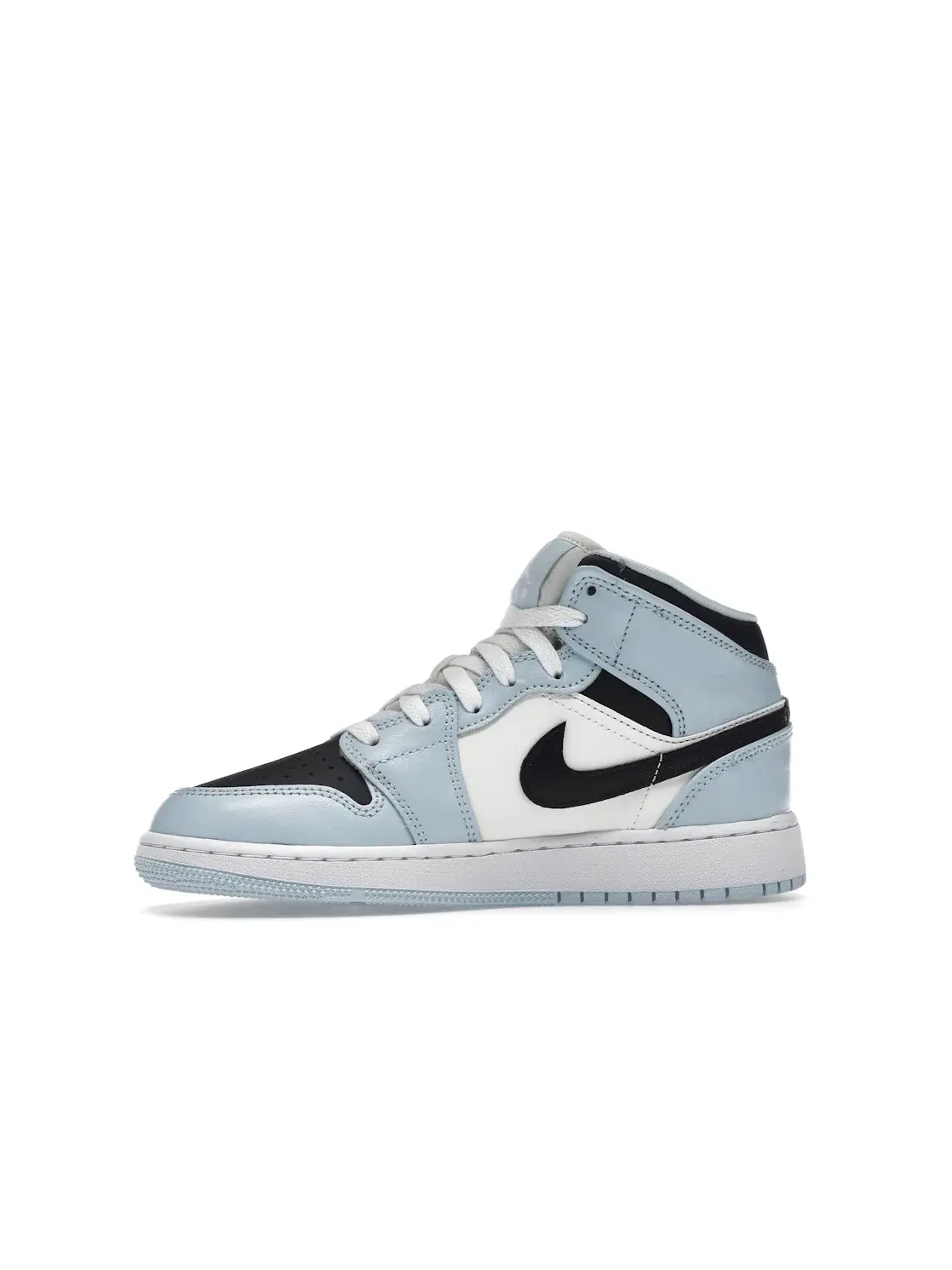 Детские кроссовки Lifestyle с принтом Jordan 1 Mid Jordan — изображение 3 из 4, синий/черный--белый