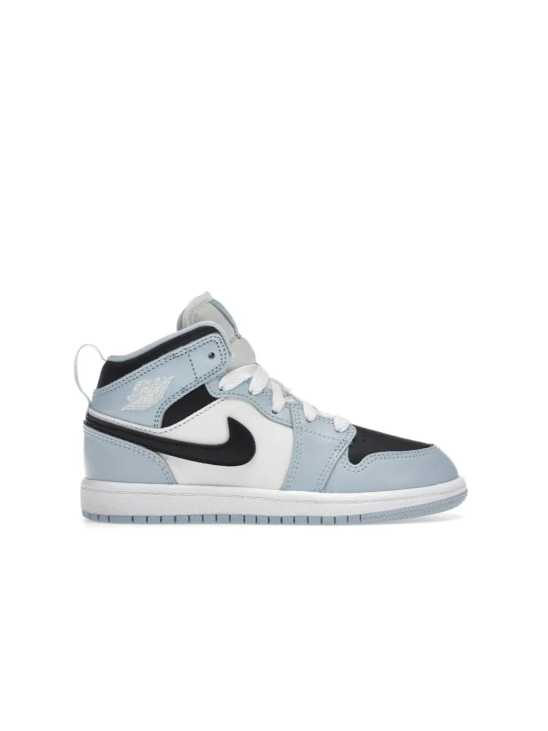 Детские кроссовки для дошкольников с амортизацией Air Jordan 1 Mid Jordan — изображение 1 из 4, синий/черный//белый