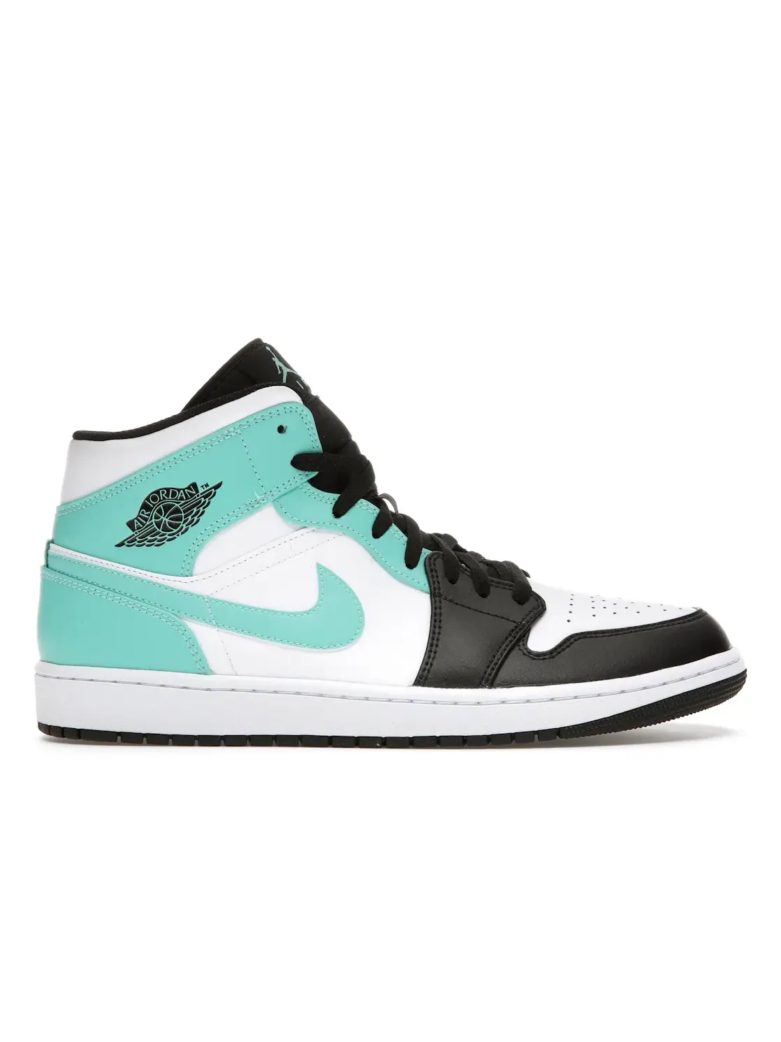 Мужские кроссовки Lifestyle с принтом Tropical Twist Jordan 1 Mid Jordan — изображение 1 из 4, белый/черный